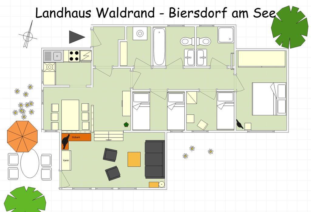 Landhaus Waldrand Biersdorf 외부 사진